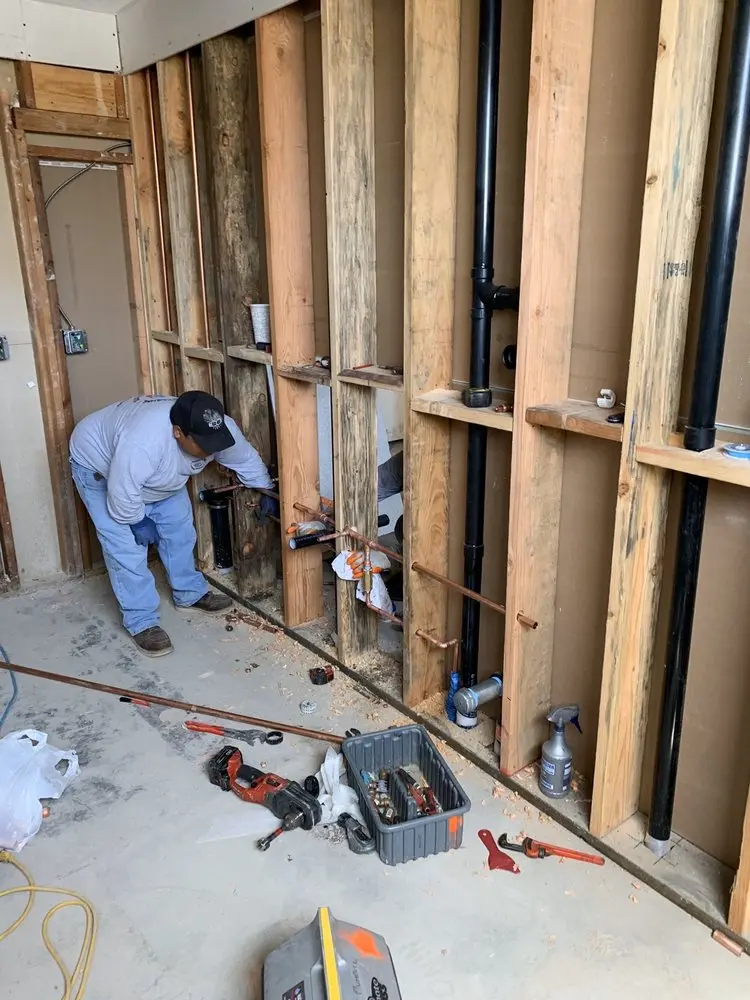 Commercial rough-in plumbing for Gas Line Repair in Walsingham